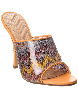 Missoni Vinyl & Leather Sandal