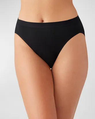 Wacoal Understated High-Cut Stretch Cotton Briefs