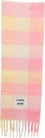 VERB TO DO Scarf Plaid Travel More