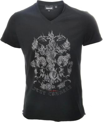 Creative Recreation Front Print Black Stylish T-shirt