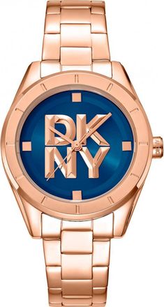 DKNY Womens DK1L016M0075 Ladies Chambers Watch - Rose Gold - One Size