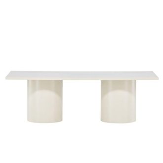 Meubles et Design Mesa de centro de madera 120x50cm - Beige