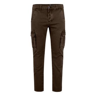 Bomboogie Slim Fit Cargo Broek - Dames - Broeken - Bruin - Maat: W33 Katoen
