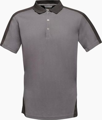 Regatta Mens Regatta Contrast Coolweave Pique Polo Shirt - Grey - Size: 38