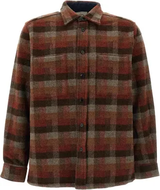 Portuguese Flannel Agripa Overshirt - - Shirts - Uomo - Multicolore - M