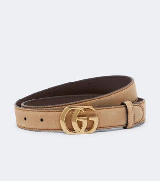 Gucci GG Marmont suede belt