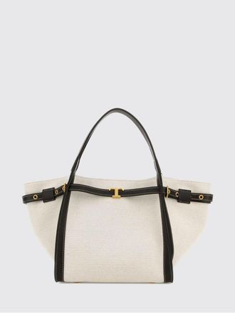 Tod's Borsa T Timeless Tods in denim e pelle