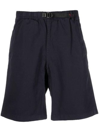 Gramicci buckle-fastening waistband shorts - men - Cotton - S - Blue