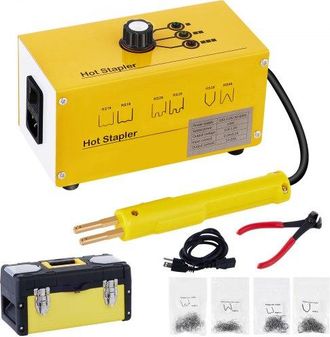 OEM Heftklammern Hei&szlig;hefter Kun 220 V, Pistole Kit F&uuml;r Kunsts, Pistole Kit F&uuml;r Kunststoff Reparatur Schwei&szlig;er Sto&szlig;stange Mit 600 Heftklammern F&uuml;r Industri