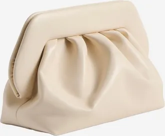 Themoir&egrave; Womens Vegan Fabric Bag White Handbags Hand