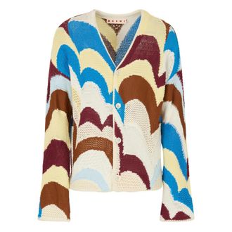 Marni Patterned Knitted Cardigan