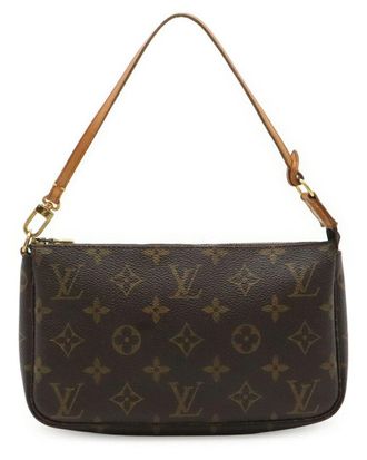 Louis Vuitton Brown Monogram Canvas Pochette Accessoires (Authentic Pre-Loved)