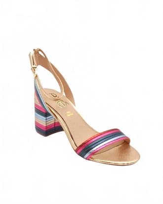 Ex&eacute; Womens Adelle Block Heel Sandals In Multicolor