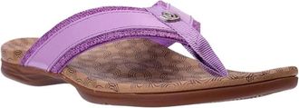Spenco Womens Spenco Cabo Flip Flops Purple Orthotic Support Slip On Sandals GAL993