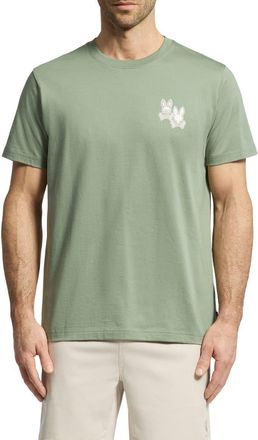 Psycho Bunny Elliot Pima Cotton Graphic T-Shirt in Sea Spray at Nordstrom Rack, Size 3(Xs)