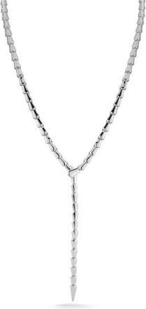 Glaze Jewelry Serpent Lariat Necklace in Silver at Nordstrom Rack