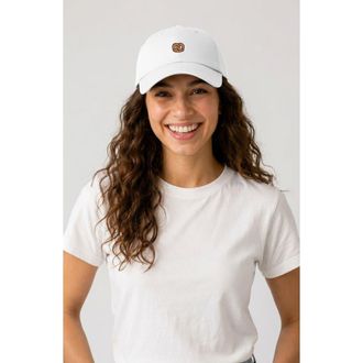 Dalix Pretzel Dad Cap in White at Nordstrom