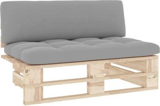 vidaXL Sof&aacute; Central De Palets Para Jard&iacute;n Madera Pino Impregnada Vidaxl