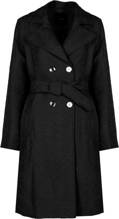 Pinko Pinko Trenchcoat Tandil Vrouw zwart