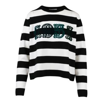 Max Mara Viterbo Sweater - Dames - Ronde hals truien - Veelkleurig - L - Wol - Truien & Vesten