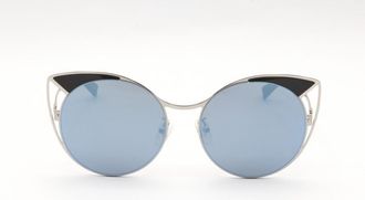 Escada Ladies Black Round Sunglasses SESA46F-1