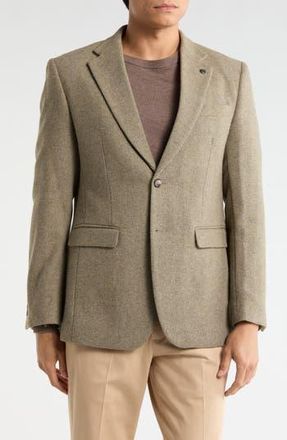 T.R. Premium Slim Fit Solid Stretch Sport Coat in Beige at Nordstrom Rack, Size Xx-Large