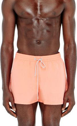 Diesel Swim shorts with metallic Oval D logo - Swim shorts - Man - Pink