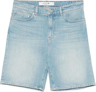 Lacoste denim shorts - men - Cotton - 30 - Blue