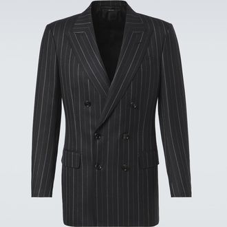 Tom Ford Blazer de lana a rayas