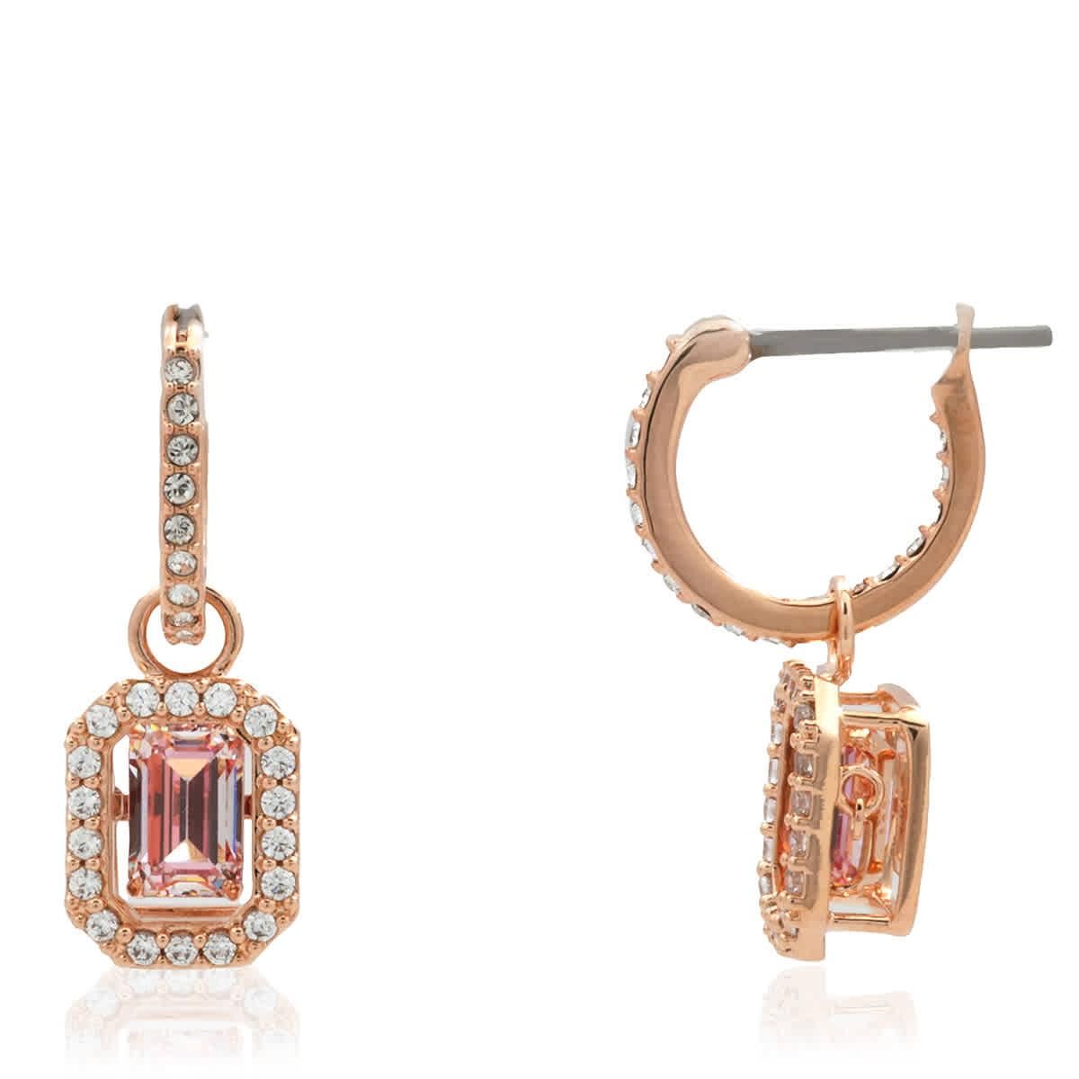 ピアス SELF PORTRAIT MICRO BOW PINK DROPLET EARRINGS Micro Bow Pink Droplet Earrings – self-portrait-US