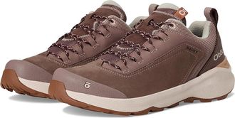 Oboz Footwear Cottonwood Low B-DRY Womens Boots Fig : 8.5 B - Medium, Leather