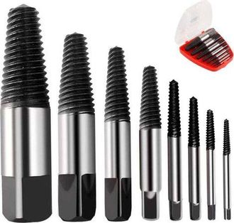 OEM Juego De 8 Extractores De Tornillos Profesionales Para Quitar Tornillos Da&ntilde;ados