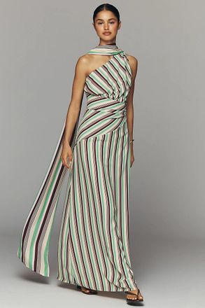Baobab Ariel One-Shoulder Maxi Dress