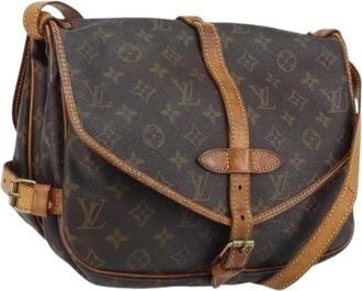 Louis Vuitton Pre-owned Cross Body Bags, female, Brown, Size: ONE SIZE Pre-owned Monogram Shoulder Bag