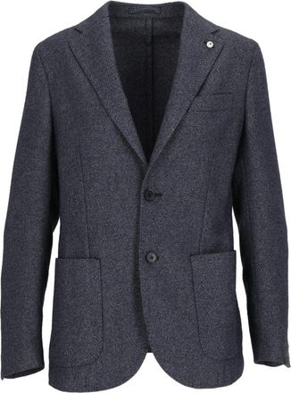 Lubiam Giacche Drop S - Heren - Blazers - Blauw - L - Jassen