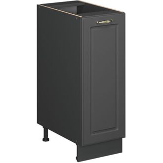 Vicco Armario De Farmacia Fame-line, Antracita-oro Landhaus, 30 Cm, Et M&aacute;rmol, Vicco