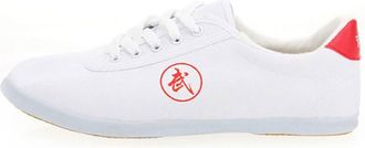 Generic Unisex Boxing Sport Gym Shoes, Comfortable for Children Adults Taekwondo Kung Fu(White,10.5 UK Child)