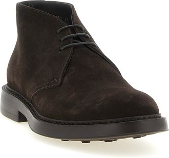 Doucal's Suede Chukka Boot - Black