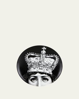 Fornasetti Tema E Variazioni n. 369 Coronation Crown Wall Plate