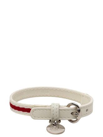 Gucci 2000-2015 Gucci Loves You Leather Bracelet costume bracelet - White