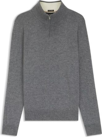 HUGO BOSS Heren, Truien, Grijs, Maat: 3XS Wol