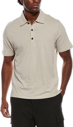 Rag & Bone Darien Linen-Blend Polo Shirt