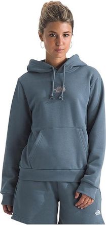 The North Face Midnight Ember Regular Hoodie Womens Sweatshirt Granite Grey : 2XL, Cotton/Polyester