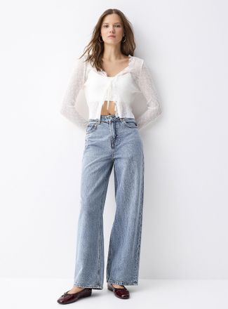 Twik Womens High-rise wide-leg jean RB fit