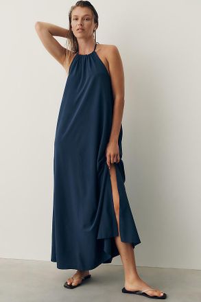 Beyond Yoga Go With The Flow Halter Dress
