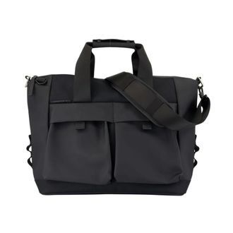 Rains Kleine Weekendtas - Zwart Polyester - Heren - Weekendtassen - Zwart - ONE Size - Polyester - Tassen