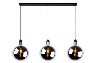 Lucide JULIUS Dimmable Adjustable Indoor Modern Bar Pendant Light 3xE27 in Grey
