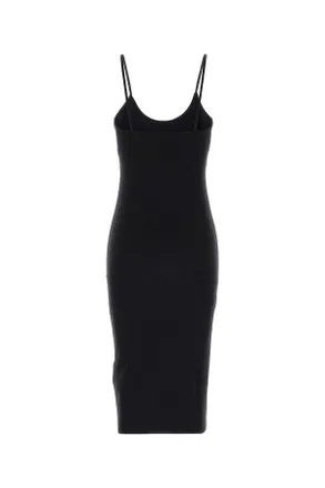 Off-white Nylon Elastane Bodycon Dress - Black