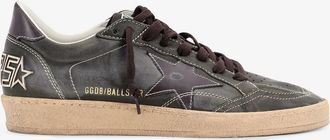 Golden Goose Sneakers Ballstar in pelle effetto used - GOLDEN GOOSE DELUXE BRAND - gender_Man