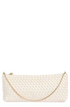 Naghedi Medium Gala Clutch in Ivory at Nordstrom